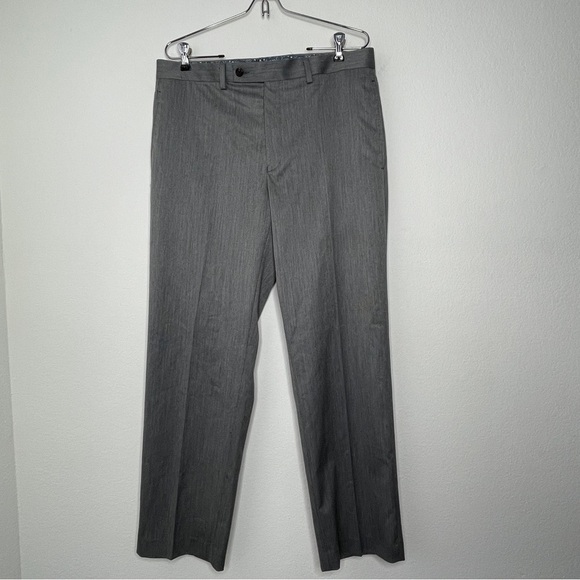 Lauren Ralph Lauren Gray Flat Front Dress Pants 34W X 30L - Picture 1 of 7